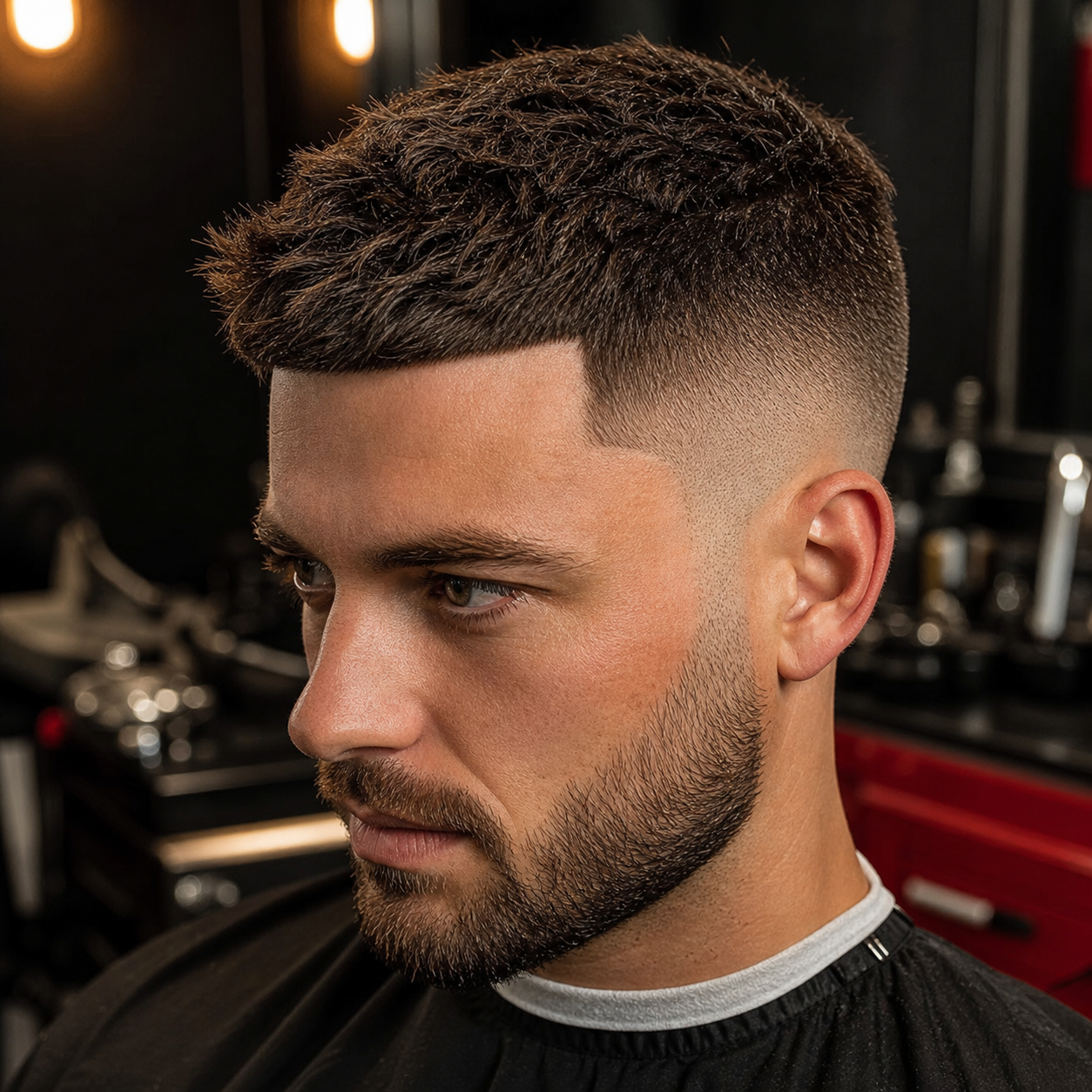 Coupe texturée